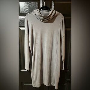 CAbi Cowl Neck Sweater Dress